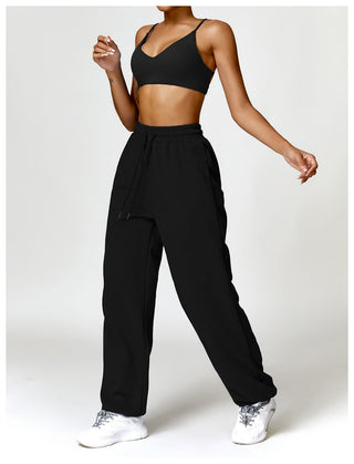 Mona Cross Top & Sweatpants Set