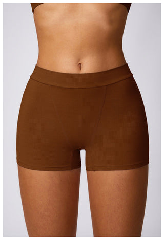 Rayon Micro Ribbed Shorts