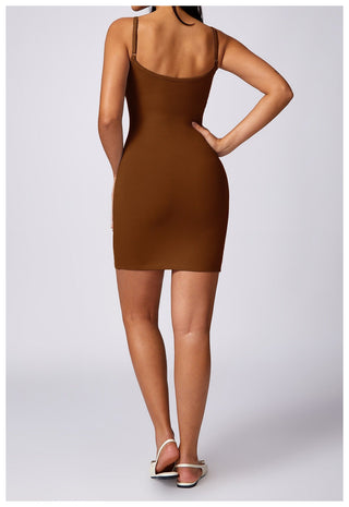 Rayon Micro Ribbed Dress