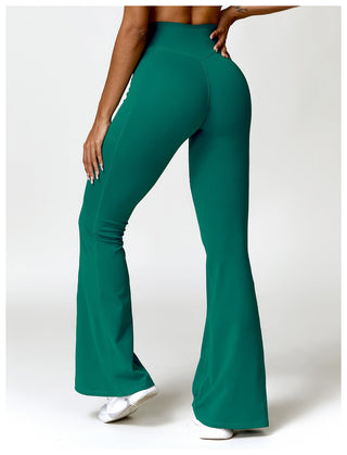 Waist Twist Flared Trousers