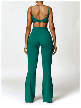 Waist Twist Flared Trousers