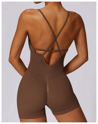 Greta Seamless Scrunch Back Romper