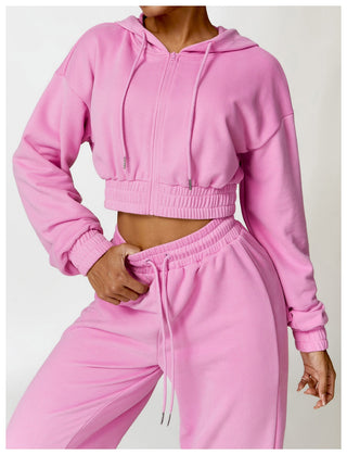 Mona Luxe Zip Sweatsuit