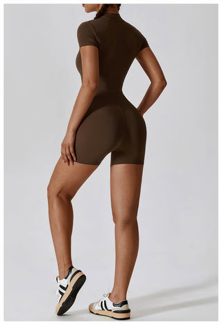 Super Sculpt Short Sleeve Romper (size down)