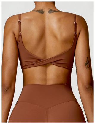 Back Twist Bra Top