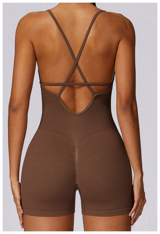 Greta Seamless Scrunch Back Romper