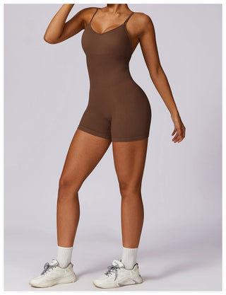 Greta Seamless Scrunch Back Romper