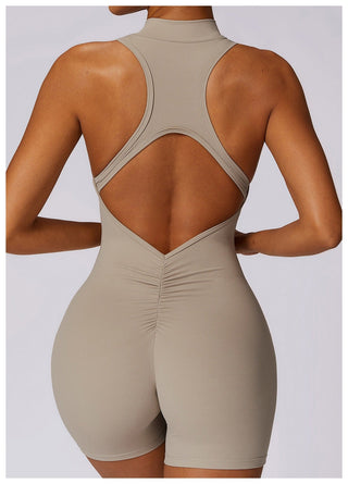 Super Sculpt V Back Romper