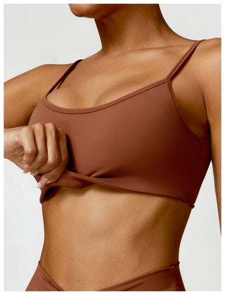 Back Twist Bra Top