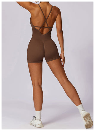 Greta Seamless Scrunch Back Romper