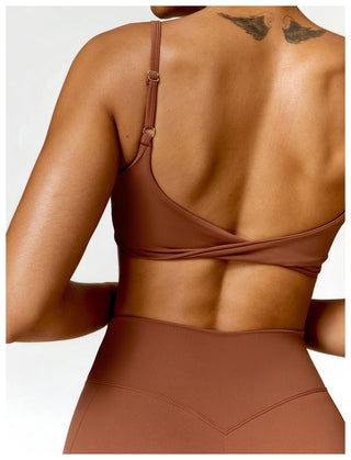 Back Twist Bra Top