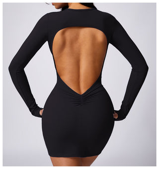 Bella Backless Scrunch Dress