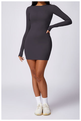 Bella Backless Scrunch Dress