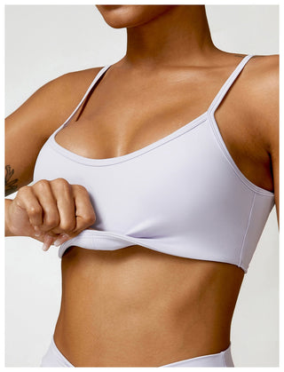 Back Twist Bra Top