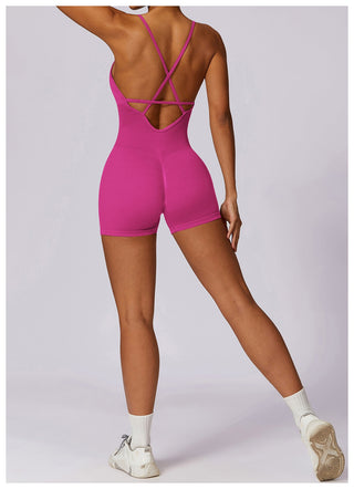 Greta Seamless Scrunch Back Romper