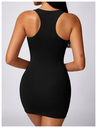 Cotton Racer Back Dress