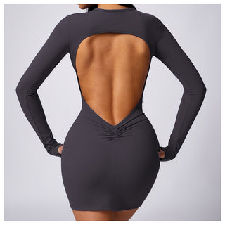 Bella Backless Scrunch Dress