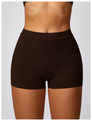 Rayon Micro Ribbed Shorts