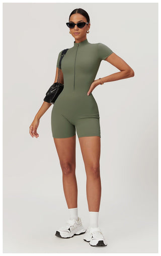 Super Sculpt Short Sleeve Romper (size down)