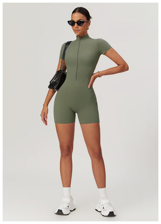 Super Sculpt Short Sleeve Romper (size down)