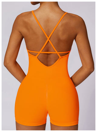 Greta Seamless Scrunch Back Romper