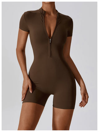 Super Sculpt Short Sleeve Romper (size down)