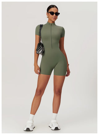 Super Sculpt Short Sleeve Romper (size down)