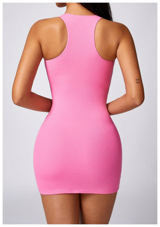 Cotton Racer Back Dress