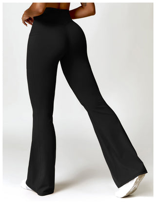 Waist Twist Flared Trousers