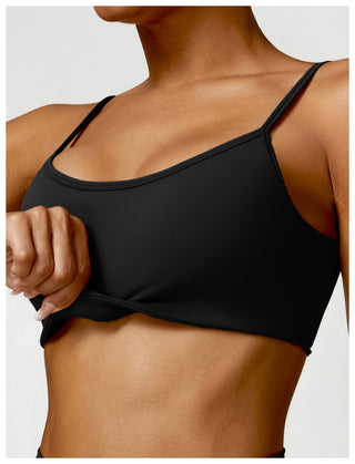 Back Twist Bra Top