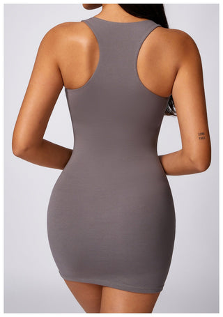 Cotton Racer Back Dress