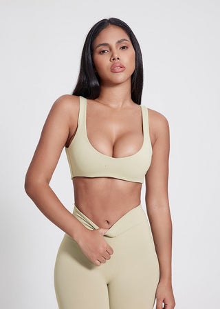 Define Deep Scoop Bra Top