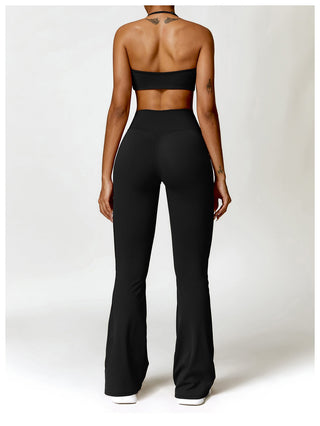 Waist Twist Flared Trousers