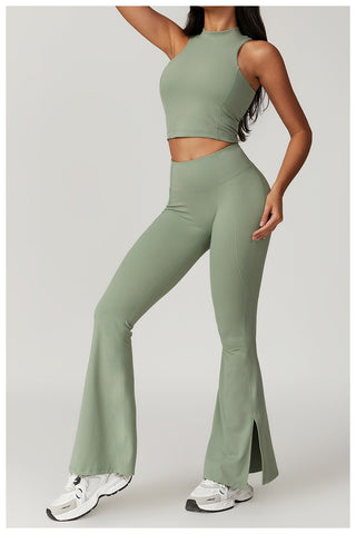 Mira Flared Slit Bottoms