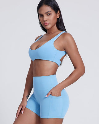 Define Deep Scoop Bra Top