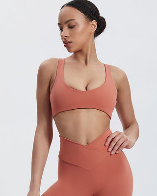 Define Deep Scoop Bra Top