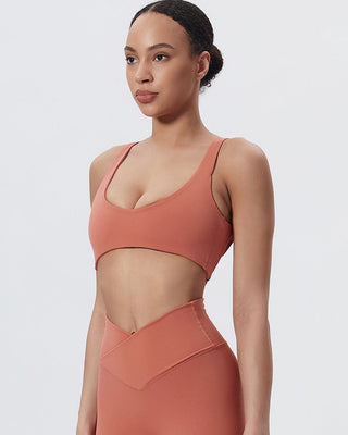 Define Deep Scoop Bra Top