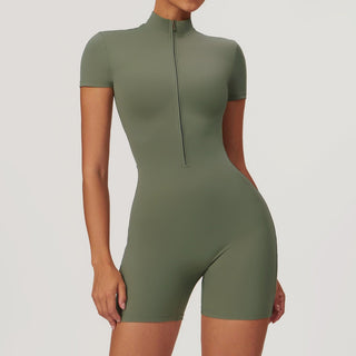 Super Sculpt Short Sleeve Romper (size down)