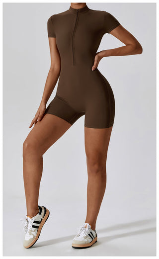 Super Sculpt Short Sleeve Romper (size down)