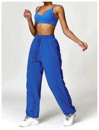 Mona Cross Top & Sweatpants Set