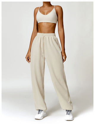 Mona Cross Top & Sweatpants Set