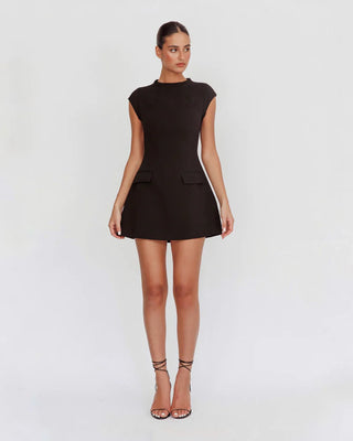 Aurora - Cap Sleeve Mini Dress