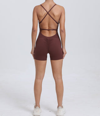 Power Backless Sculpt Romper