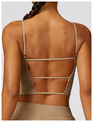 Cora Open Back Crop Top