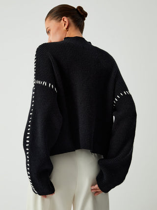 Blair Oversized Mock Neck Sweater