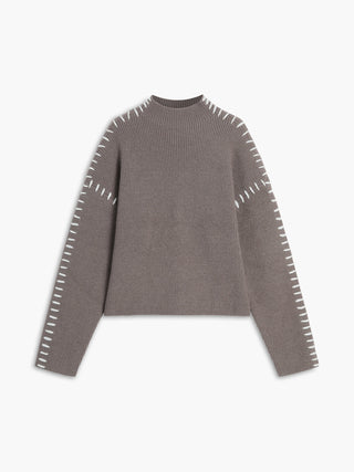 Blair Oversized Mock Neck Sweater