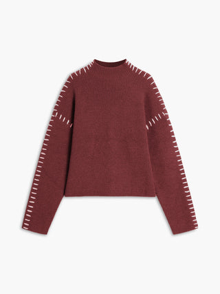 Blair Oversized Mock Neck Sweater