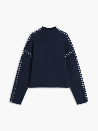 Blair Oversized Mock Neck Sweater