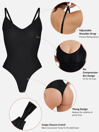 Essential Seamless Thong Bodysuit