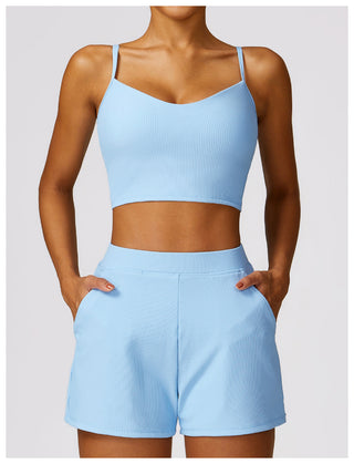 Cora Open Back Crop Top